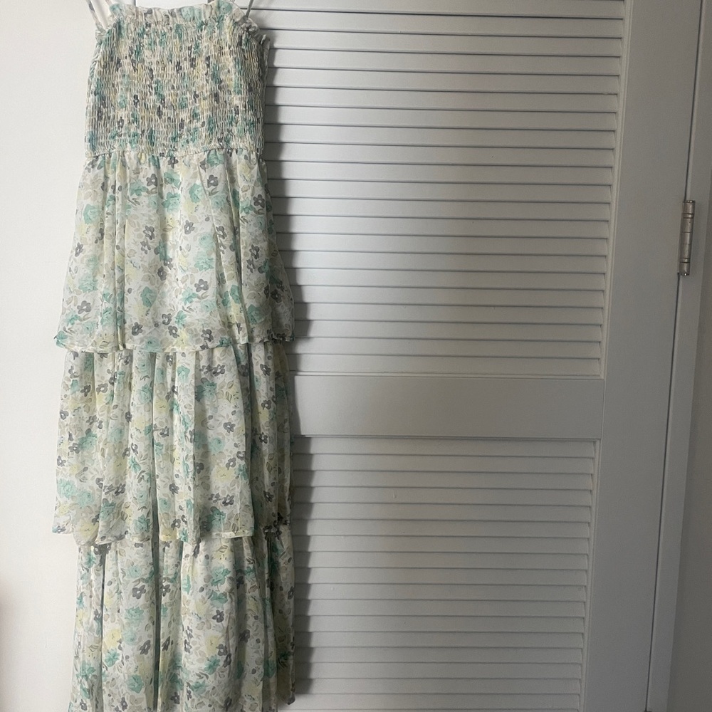 Floral Tiered Maxi Dress